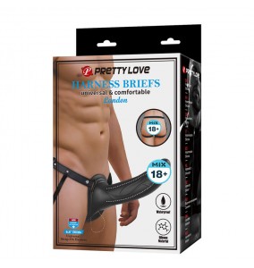 PRETTY LOVE - Landon Harness Briefs Men's Penis Sleeve (L:16.8cm - D:4.5cm)